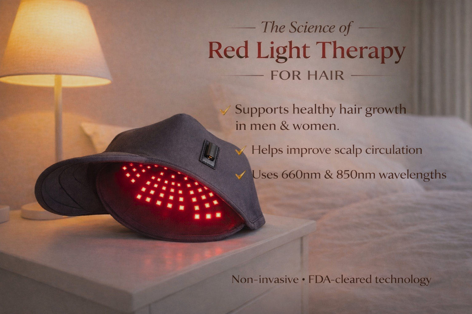 LumiCrown Red Light Therapy Hair Growth Cap